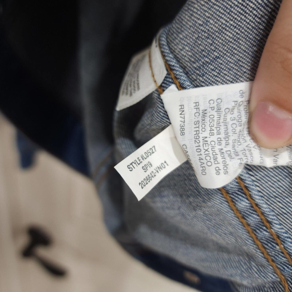 J Crew Mercantile Jean Jacket Womens Blue Denim Short Trucker Front Pockets S - Picture 9 of 11